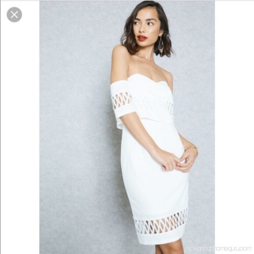 Soieblu Cutout & Off the Shoulder Dress!